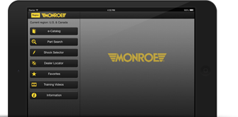MONROE AMORTECEDORES: App Mobile